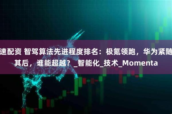 速配资 智驾算法先进程度排名:极氪领跑,华为紧随其后,谁能超越?_智能化_技术_Momenta